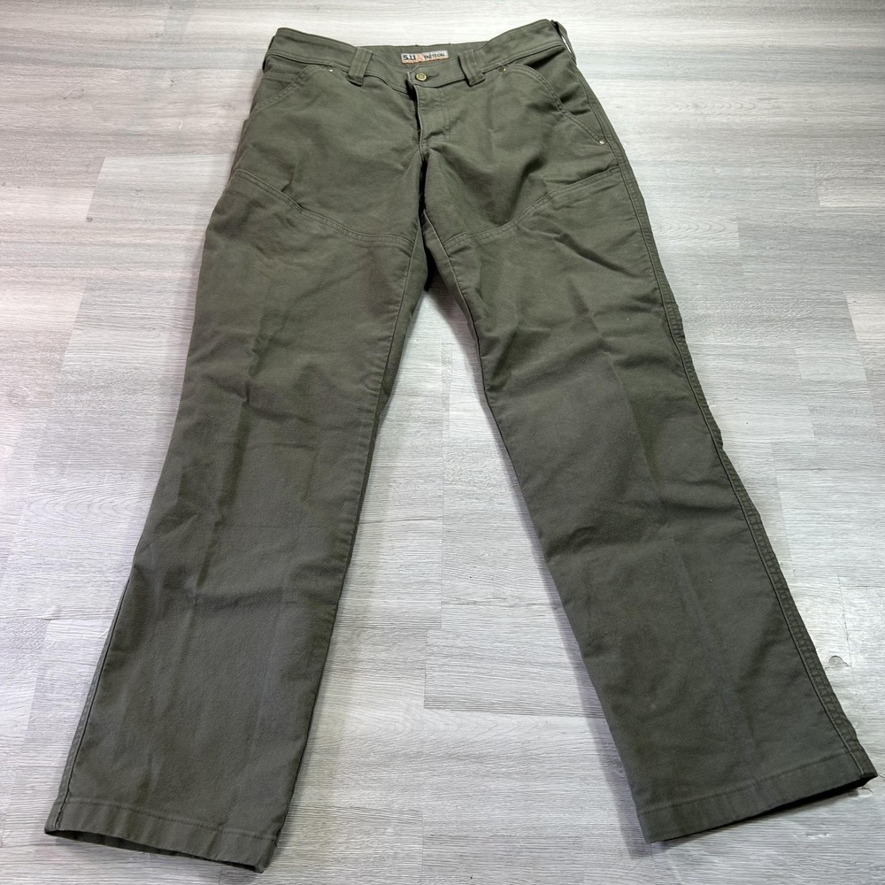 5.11 Tactical Coalition Pants Mens 31x30 Green Canvas Cargo 74533-186